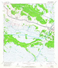Larose 1963 topographic map thumbnail