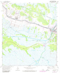 Larose 1963 topographic map thumbnail