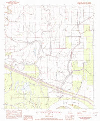 Larto Lake North 1982 topographic map thumbnail