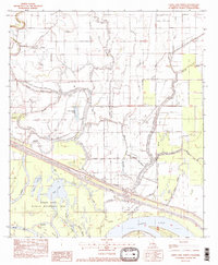 Larto Lake North 1982 topographic map thumbnail