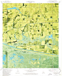Latanier Bayou 1979 topographic map thumbnail