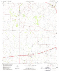Lawtell 1983 topographic map thumbnail