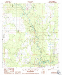 Le Blanc 1986 topographic map thumbnail