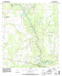 Le Blanc 1994 topographic map thumbnail