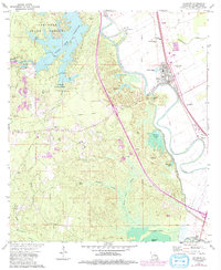Lecompte 1972 topographic map thumbnail
