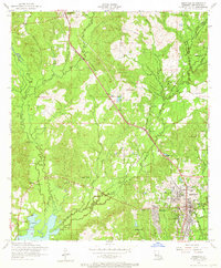 Leesville 1954 topographic map thumbnail