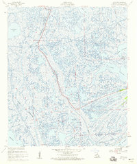 Leesville 1957 topographic map thumbnail