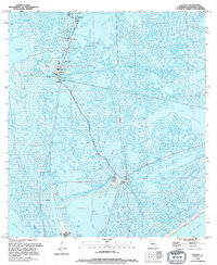 Leeville 1994 topographic map thumbnail
