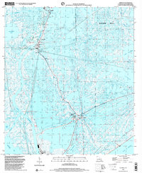 Leeville 1998 topographic map thumbnail