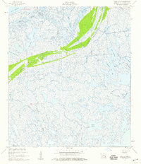 Lena Lagoon 1955 topographic map thumbnail