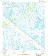 Lena Lagoon 1968 topographic map thumbnail