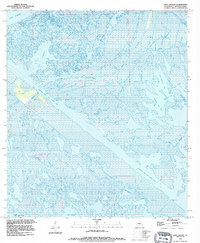 Lena Lagoon 1993 topographic map thumbnail