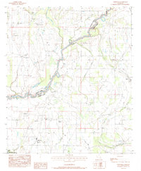 Liddieville 1983 topographic map thumbnail