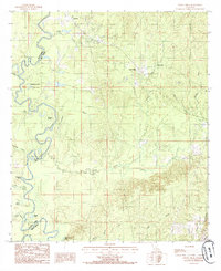Little Creek 1985 topographic map thumbnail