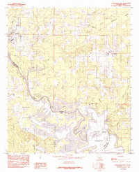 Logansport East 1984 topographic map thumbnail