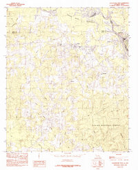 Logansport West 1984 topographic map thumbnail