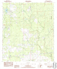 Longville 1986 topographic map thumbnail