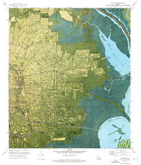 Loreauville 1973 topographic map thumbnail