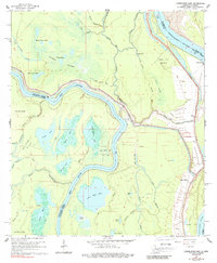 Lower Sunk Lake 1965 topographic map thumbnail