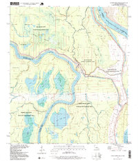 Lower Sunk Lake 1996 topographic map thumbnail