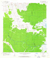 Lower Vacherie 1962 topographic map thumbnail
