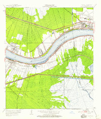 Luling 1951 topographic map thumbnail