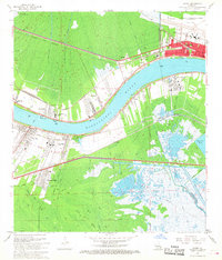 Luling 1967 topographic map thumbnail