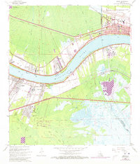 Luling 1967 topographic map thumbnail