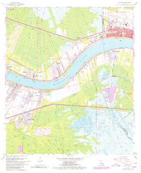 Luling 1967 topographic map thumbnail