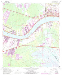 Luling 1967 topographic map thumbnail