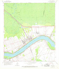Lutcher 1962 topographic map thumbnail