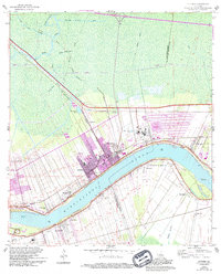 Lutcher 1962 topographic map thumbnail