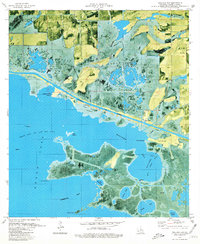 Mallard Bay 1979 topographic map thumbnail