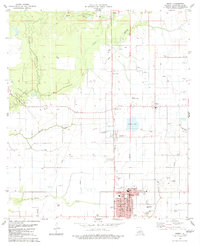 Mamou 1983 topographic map thumbnail
