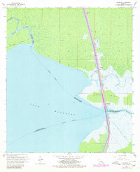 Manchac 1968 topographic map thumbnail