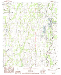 Mangham 1982 topographic map thumbnail
