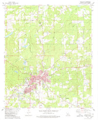Mansfield 1980 topographic map thumbnail