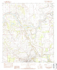 Marksville North 1983 topographic map thumbnail