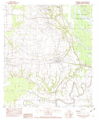 Marksville South 1982 topographic map thumbnail