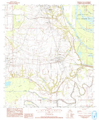 Marksville South 1982 topographic map thumbnail