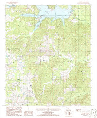 Marsalis 1986 topographic map thumbnail