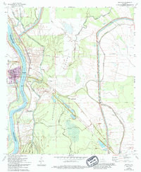 Melville 1968 topographic map thumbnail