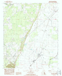 Mer Rouge 1988 topographic map thumbnail