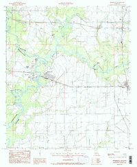 Mermentau 1984 topographic map thumbnail