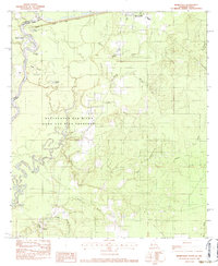Merryville South 1982 topographic map thumbnail