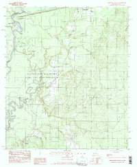 Merryville South 1982 topographic map thumbnail