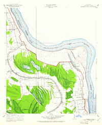 Millikens Bend topographic map thumbnail