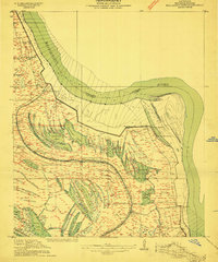 Millikens Bend 1909 topographic map thumbnail