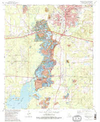 Minden South 1981 topographic map thumbnail