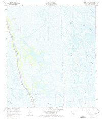 Mink Bayou 1957 topographic map thumbnail